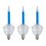 Blue Bubble Light Clear Base Set with Silver Glitter