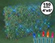 4' X 6' Super Bright Multi Net Lights - Green Wire