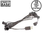 C9 10' Stringers 12" Spacing Brown Wire