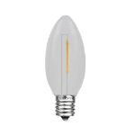 Warm White C9 LED Plastic Filament Replacement Bulbs 25 Pack 