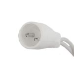 Coaxial 100 LED Warm White 4" Spacing White Wire