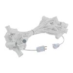 C9 Magnetic 25' Stringers 12" Spacing White Wire