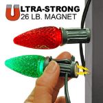 C7 Magnetic 100' Stringers 12" Spacing White Wire