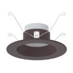 5/6 Inch LED Downlight(15Watt)Dark Brass Dimmable 5 Color Select 120V