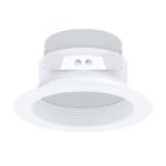  4 Inch LED Downlight(10W) White Baffle Dimmable 5 Color Select 120V