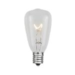 Clear ST38 - 7 Watt Replacement Bulbs 25 Pack