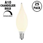 (25pk) CA10 LED Frosted Warm White Chandelier Light Bulb**ON SALE**