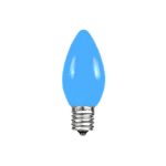 C7 Pro - Frosted Blue - Glass LED Replacement Bulbs - 25 Pack***ON SALE***