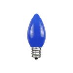C7 Pro - Frosted Blue - Glass LED Replacement Bulbs - 25 Pack***ON SALE***
