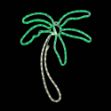 36" Palm Tree LED Rope Light Motif 