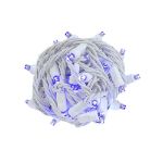 Commercial Grade Wide Angle 50 LED Purple 25' Long White Wire