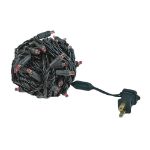 Commercial Grade Wide Angle 50 LED Pink 25' Long on Black Wire