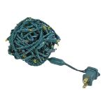 Commercial Grade Wide Angle 100 LED Multi 50' Long on Green Wire