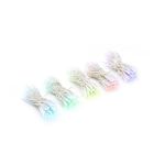Twinkly Pro Curtain Lights RGB Capsule 5 Drops(5x50 Capsule/LED) LED with 4" Drop Spacing on Transparent  Wire 