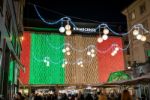 Twinkly Pro Curtain Lights RGB Capsule 5 Drops(5x50 Capsule/LED) LED with 4" Drop Spacing on Transparent  Wire 