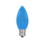 Blue C9 U-Shaped LED Plastic Flex Filament Replacement Bulbs 25 Pack 
