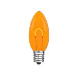 Amber C9 U-Shaped LED Plastic Flex Filament Replacement Bulbs 25 Pack 