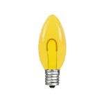 Yellow C9 U-Shaped LED Plastic Flex Filament Replacement Bulbs 25 Pack 