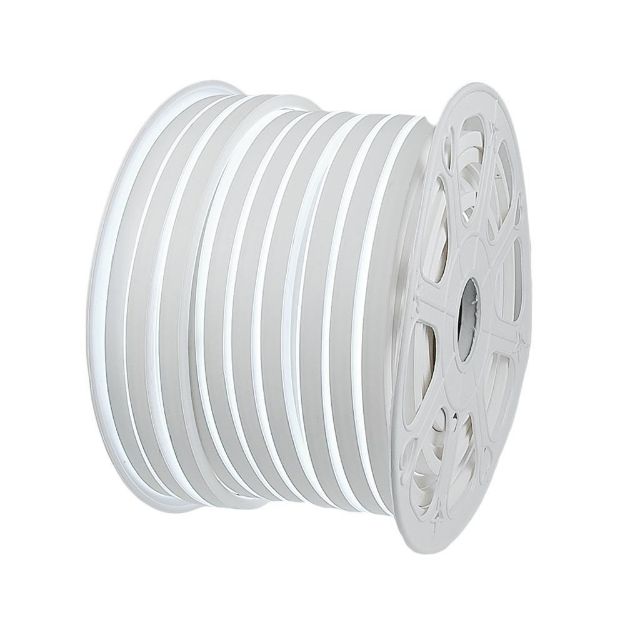150 Ft Pure White LED Mini Neon Flex Rope Light Spool 120 Volt