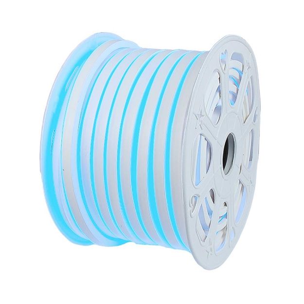 150 Ft Blue LED Mini Neon Flex Rope Light Spool 120 Volt