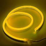 150 Ft Amber/Yellow LED Mini Neon Flex Rope Light Spool 120 Volt
