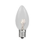 Clear Transparent C9 7 Watt Replacement Bulbs 5 Pack