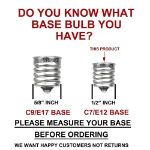 Assorted Ceramic Opaque C7 5 Watt Replacement Bulbs 5 Pack