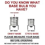 Clear G50 7 Watt Replacement Bulbs 5 Pack 