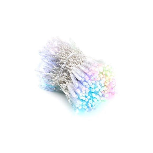 Twinkly Pro RGBW Capsule Single Line 250 LED with 4" Spacing on Transparent Wire 